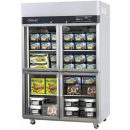 TURBO AIR Stainless Steel Freezer 2 Half Glass Doors – KF45-4G