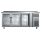Bromic – 3 x Glass Door s/steel Gastronorm Underbar Chiller 1795mm – LED Lighting – UBC1795GD