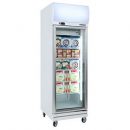 Bromic Glass Door Fan Forced Freezer 444L wLightbox Low Energy LED Lighting UF0500LF